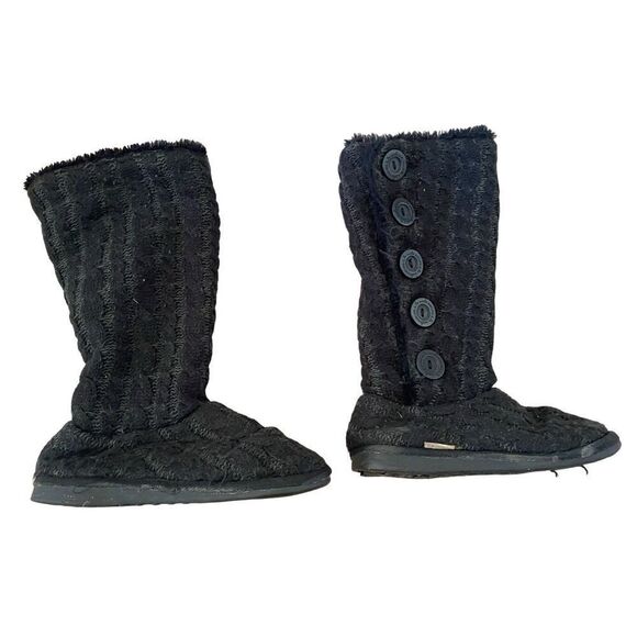 Mukluk Sweater Boots Faux Fur Winter Slippers - Picture 2 of 10